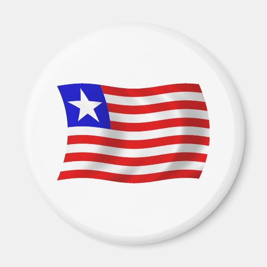 Aimant du drapeau du Liberia (Devant)