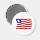 Aimant du drapeau du Liberia (Recto/Verso)