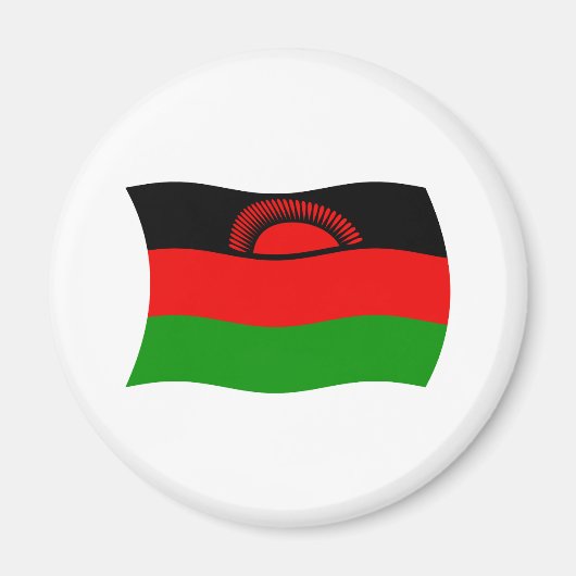 Aimant du drapeau du Malawi (Devant)
