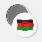 Aimant du drapeau du Malawi (Recto/Verso)