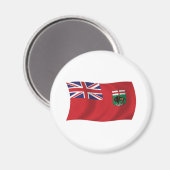 Aimant du drapeau du Manitoba (Recto/Verso)