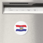 Aimant du drapeau du Missouri (In Situ (Lave-vaisselle))