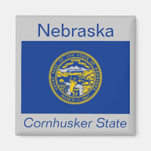 Aimant du drapeau du Nebraska