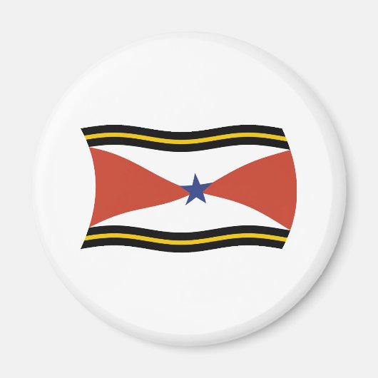 Aimant du drapeau du peuple Akha (Devant)