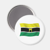 Aimant du drapeau du peuple Ashanti (Recto/Verso)