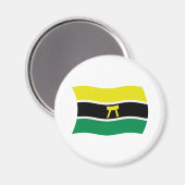 Aimant du drapeau du peuple Ashanti (Recto/Verso)