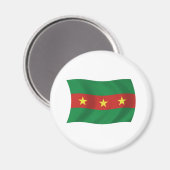 Aimant du drapeau du peuple Ewe (Recto/Verso)