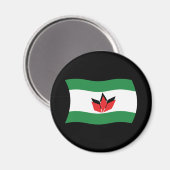 Aimant du drapeau du peuple hongrois (Recto/Verso)