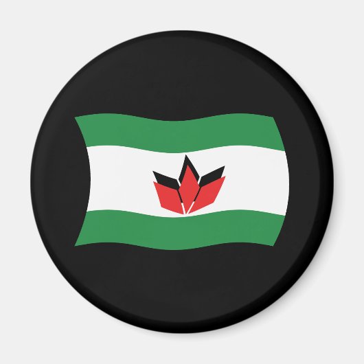 Aimant du drapeau du peuple hongrois (Devant)