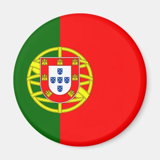 Aimant du drapeau du Portugal (Devant)