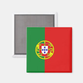 Aimant du drapeau du Portugal (Recto/Verso)