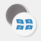 Aimant du drapeau du Québec (Recto/Verso)