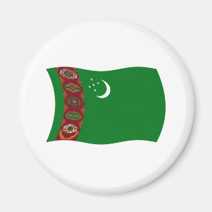 Aimant du drapeau du Turkménistan