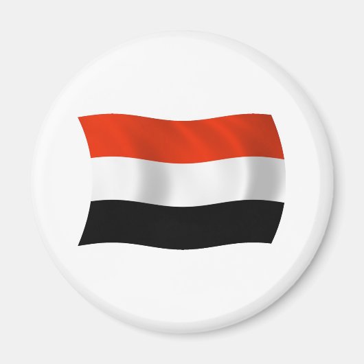 Aimant du drapeau du Yémen (Devant)