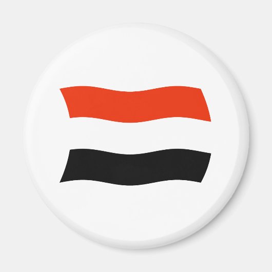 Aimant du drapeau du Yémen (Devant)