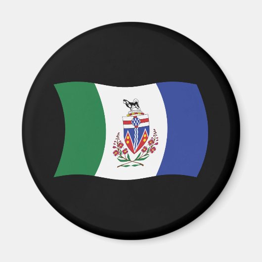 Aimant du drapeau du Yukon (Devant)