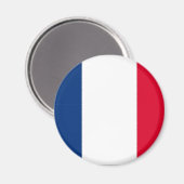 Aimant du drapeau français (Recto/Verso)