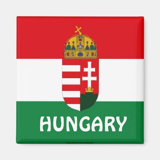 Aimant du drapeau hongrois (Devant)