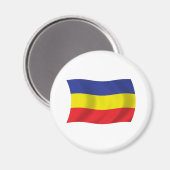 Aimant du drapeau khmer Kampuchea Krom (Recto/Verso)