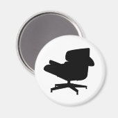 Aimant du fauteuil Eames Lounge (Recto/Verso)