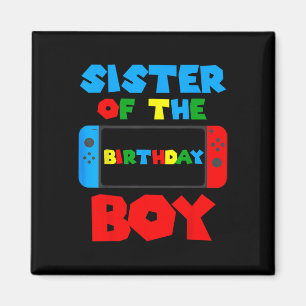 Aimant Du Jeu Vidéo Correspondant Garçon Anniversaire Ann