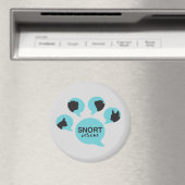 Aimant du logo de la patte SNORT (In Situ (Lave-vaisselle))
