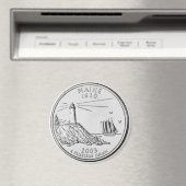Aimant du Maine State Quarter 2003 (In Situ (Lave-vaisselle))