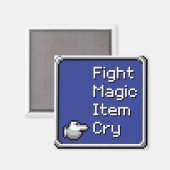 Aimant du menu FF - Combat/Magie/Article/Cry (Recto/Verso)