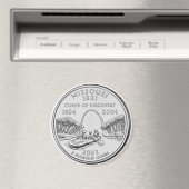 Aimant du Missouri State Quarter 2003 (In Situ (Lave-vaisselle))