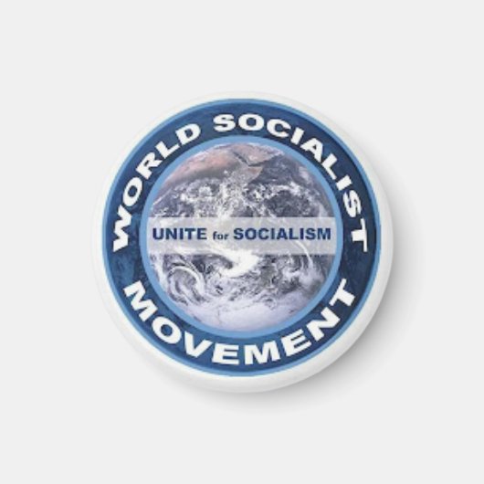Aimant du Mouvement socialiste mondial (Devant)