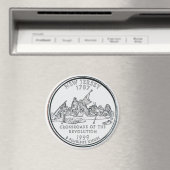 Aimant du New Jersey State Quarter 1999 (In Situ (Lave-vaisselle))