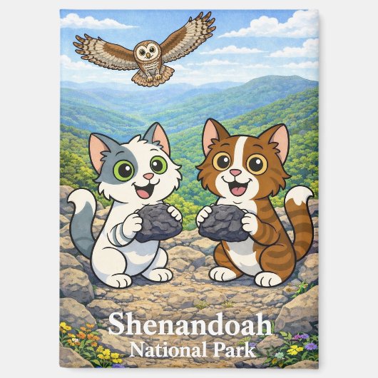 Aimant du Parc national de Shenandoah (Recto)