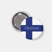 Aimant du pavillon finlandais (Recto/Verso)