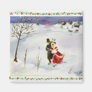 Aimant du pays des merveilles d'hiver