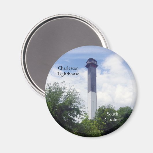 Aimant du phare de Charleston (Recto/Verso)
