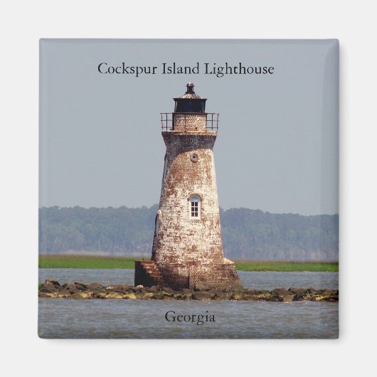 Aimant du phare de Cockspur Island (Devant)