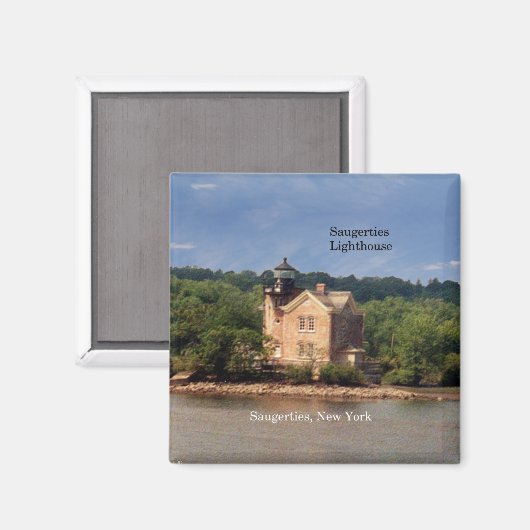 Aimant du phare de Saugerties (Recto/Verso)