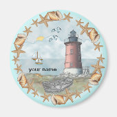 aimant du phare Delaware Shells (Devant)