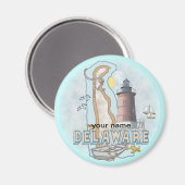 Aimant du phare du Delaware (Recto/Verso)