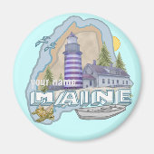 Aimant du phare du Maine (Devant)