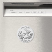 Aimant du quart de dollar de l'Oklahoma (In Situ (Lave-vaisselle))