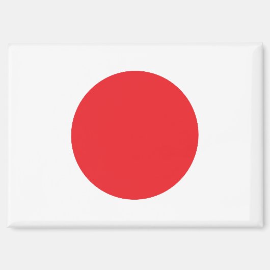Aimant du rectangle du drapeau national du Japon (Recto)