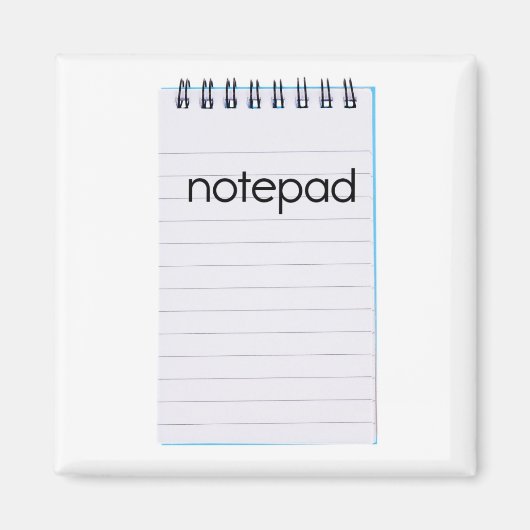 Aimant du réfrigérateur du Bloc-notes (Devant)