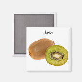 Aimant du réfrigérateur Kiwi (Recto/Verso)