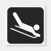 Aimant du symbole de couchage (Devant)