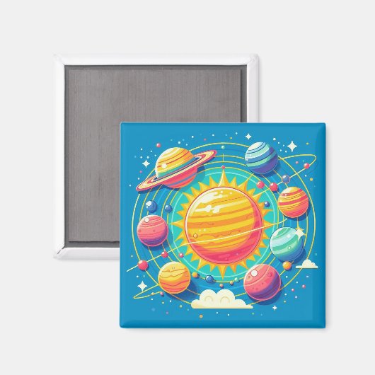 Aimant du système solaire (Recto/Verso)