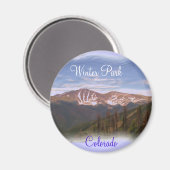 Aimant du Winter Park Colorado (Recto/Verso)