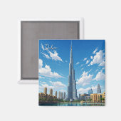 Aimant Dubai Burj Al Arab UAE Travel (Recto/Verso)