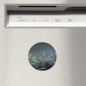 Aimant Dubaï, Skyline des Emirats Arabes Unis la nuit (In Situ (Lave-vaisselle))