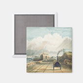 Aimant Dublin and Kingstown Railway : From the Footbridge (Recto/Verso)